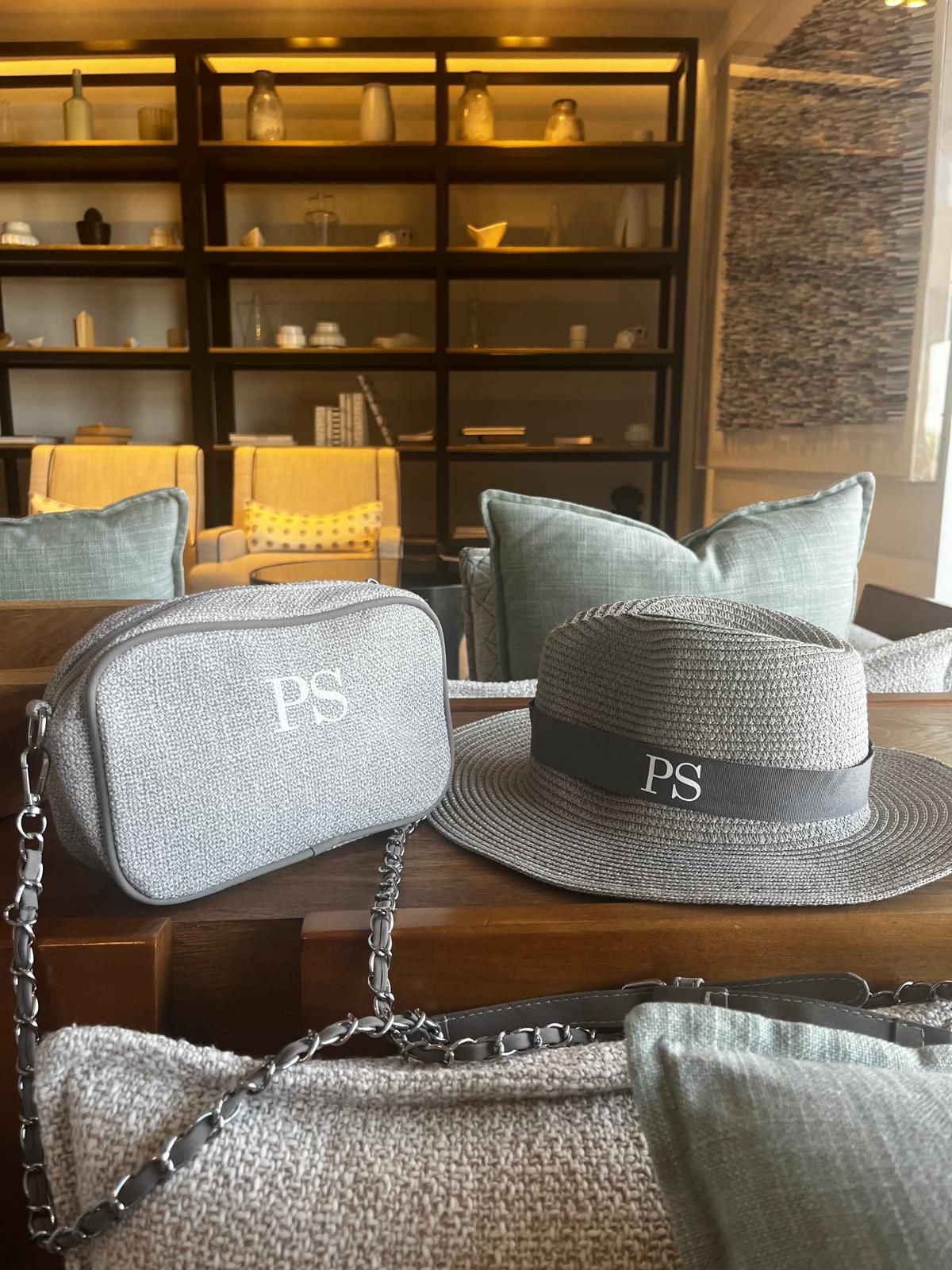 Personalised Grey Fedora Hat